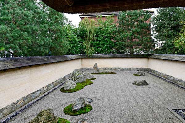 Zen garden at 3 Wheels London