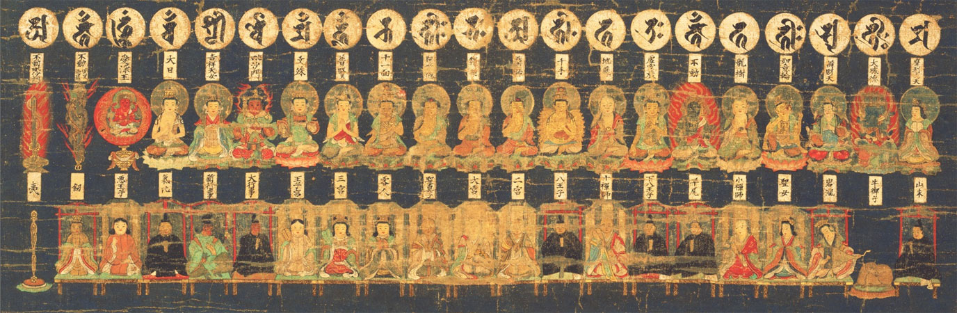 Kasuga Mandala, 14th c. (detail)