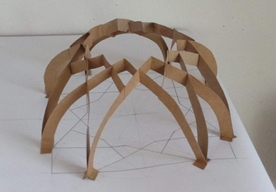 Card dome model