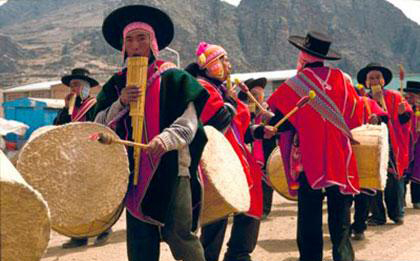 Aymara dancers