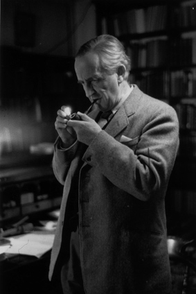 Tolkien with pipe